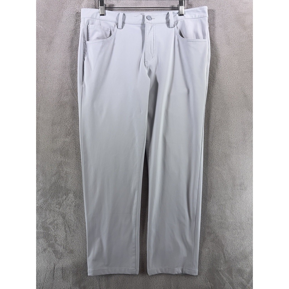 G/Fore Tour 5 Pocket Golf Pants Mens 34x27 Gray 4 Way Stretch Performance